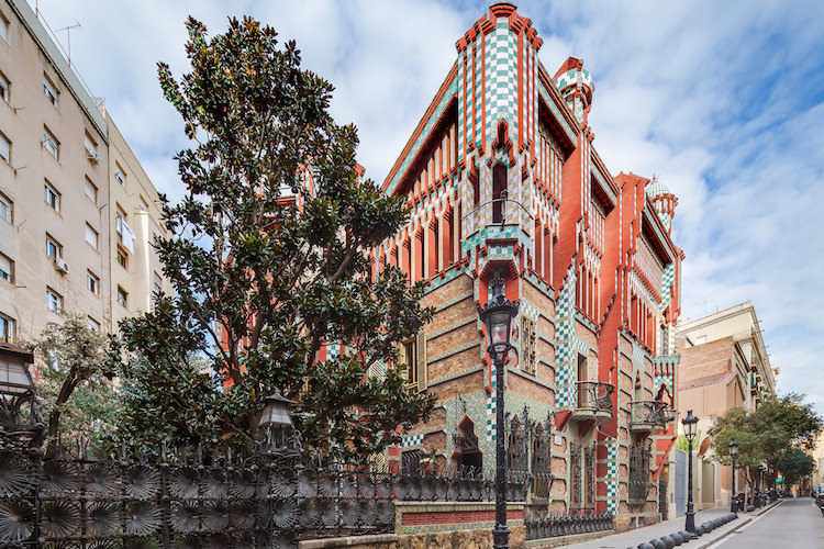Casa VIcens outside house in Barcelona