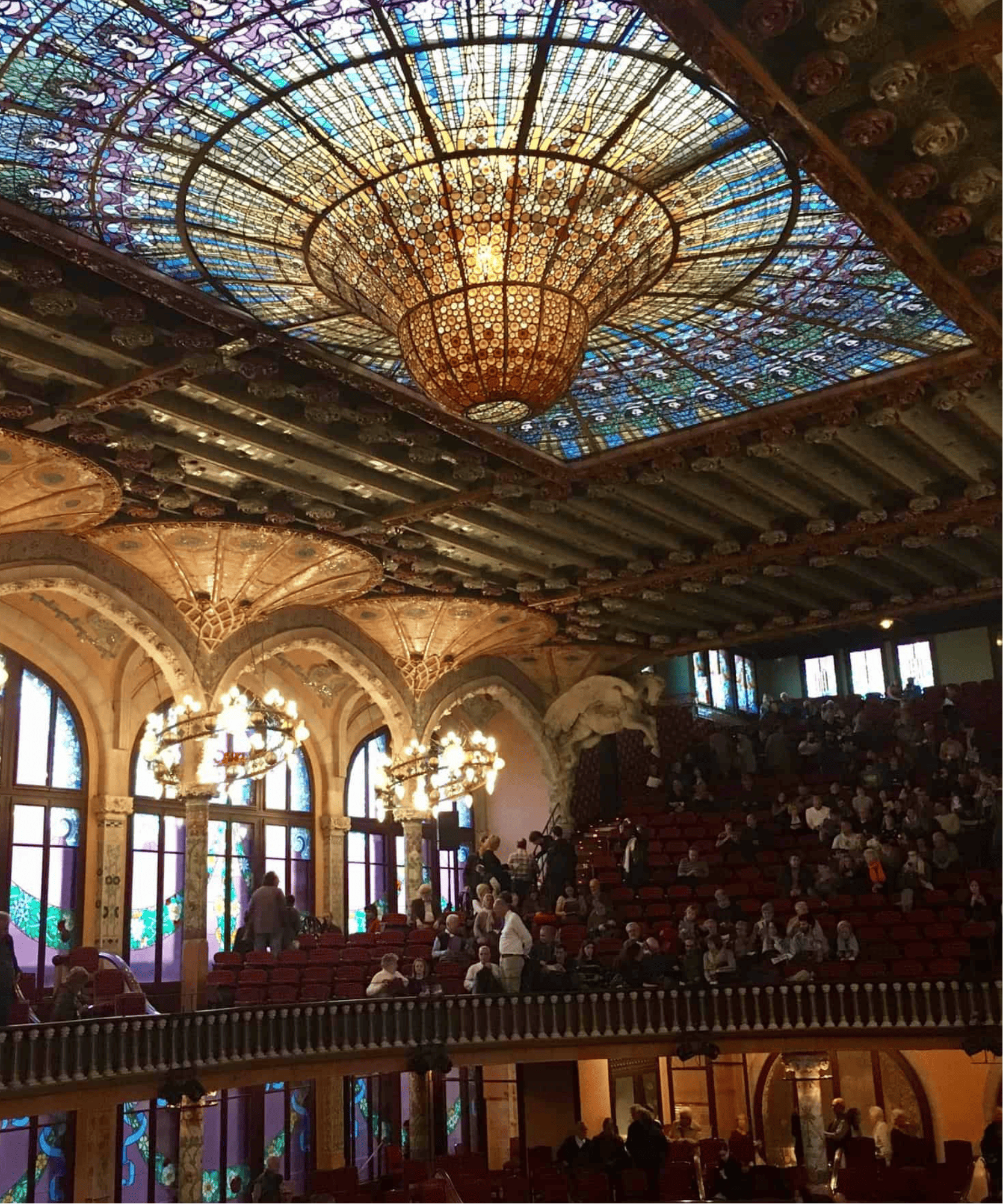 The Palau de la Música Catalana, Barcelona