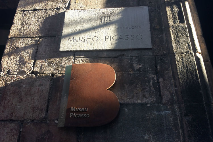 Front of Picasso museum Barcelona