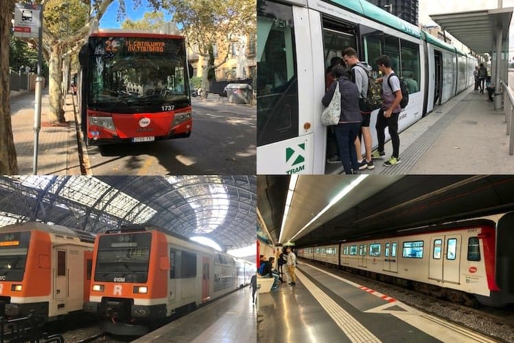 Public transport, Barcelona